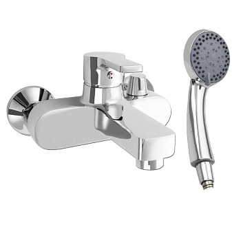 Смеситель 385009 Bianco для ванной шар кор.нос, поворотный дивекор на корпусе 